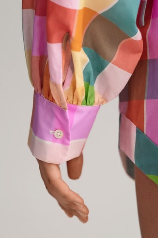 Chemisier relaxed en soie - Multicolore