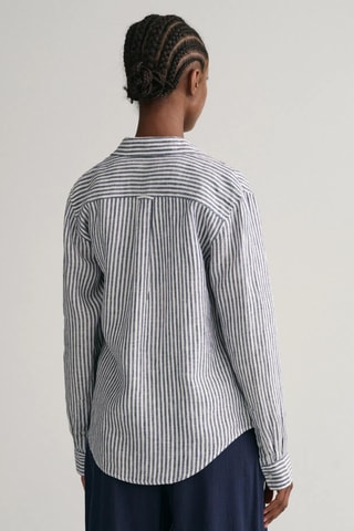 Chemise regular en lin - Blanc