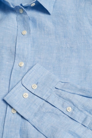 Chemise regular en lin - Bleu clair