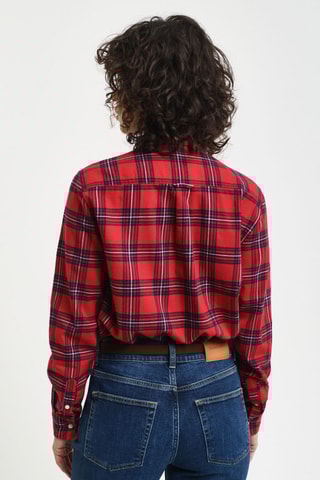 Chemise regular - Rouge