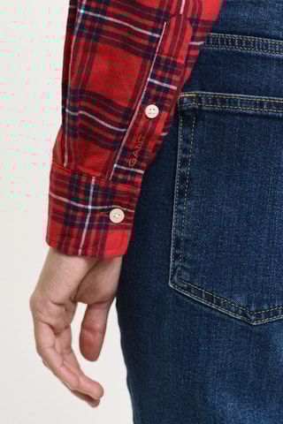 Chemise regular - Rouge