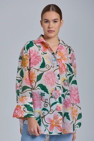 Chemise en soie - Écru