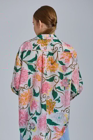 Chemise en soie - Écru