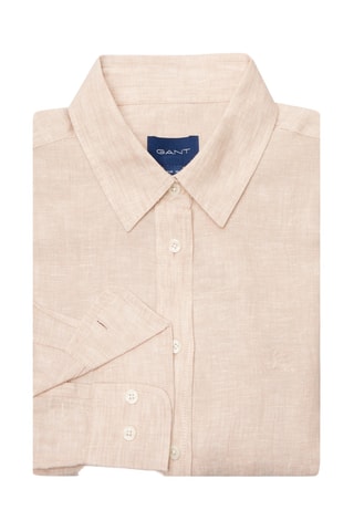 Chemise relaxed en lin - Beige