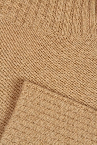 Robe pull oversize en laine - Beige