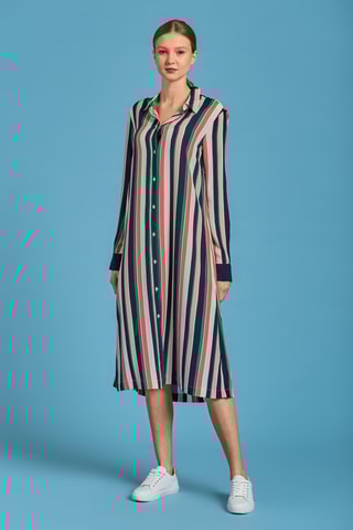 Robe chemise regular - Multicolore