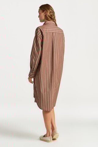 Robe chemise relaxed - Marron