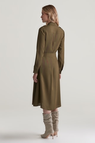 Robe chemise regular - Kaki