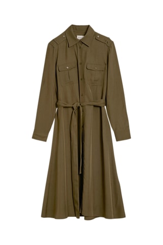 Robe chemise regular - Kaki