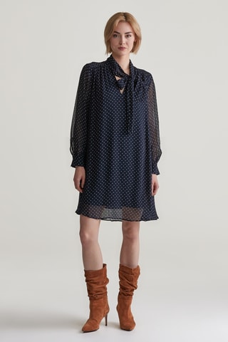 Robe droite - Bleu marine