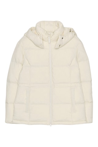 Doudoune à capuche - Crème