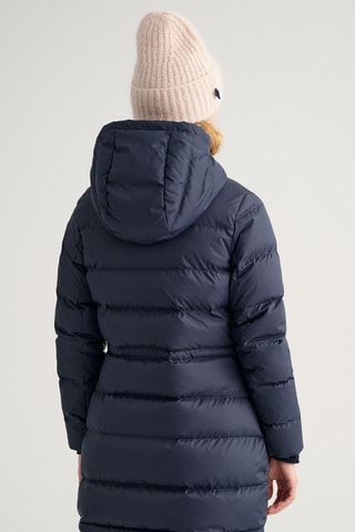 Doudoune slim à capuche - Bleu marine