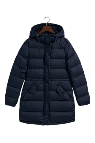 Doudoune slim à capuche - Bleu marine