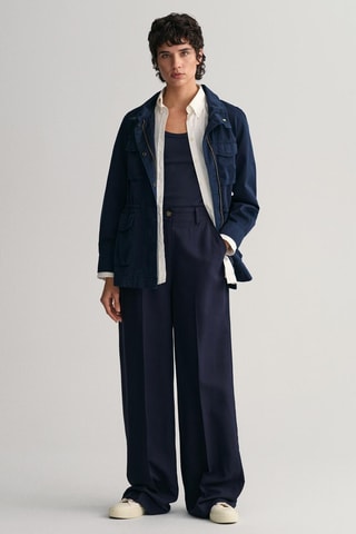 Veste regular - Bleu marine