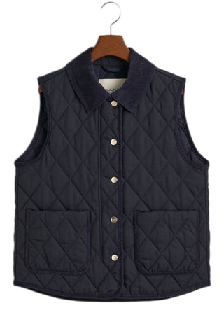 Gilet regular sans manches - Bleu marine