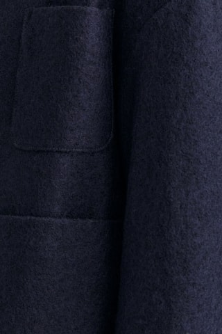 Veste regular en laine - Bleu marine