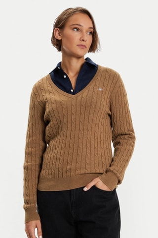 Pull slim - Marron