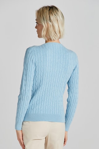 Pull slim en laine - Bleu clair