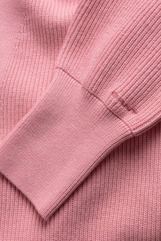 Gilet regular en coton biologique - Rose