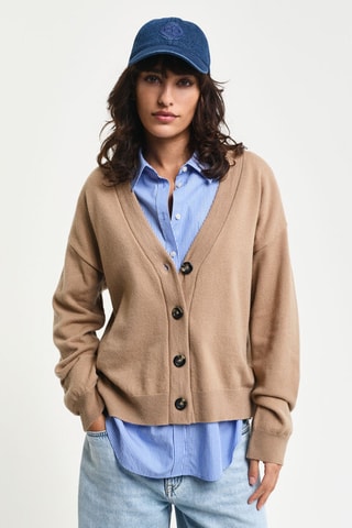 Gilet regular en laine - Beige