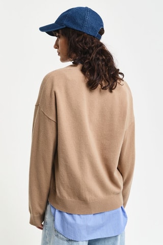 Gilet regular en laine - Beige