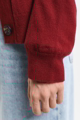 Gilet regular en laine - Rouge