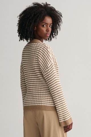 Gilet relaxed en coton biologique - Beige