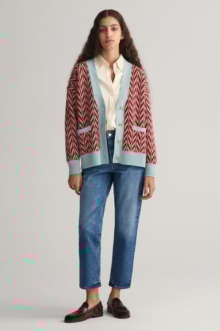 Gilet relaxed en laine - Bleu clair