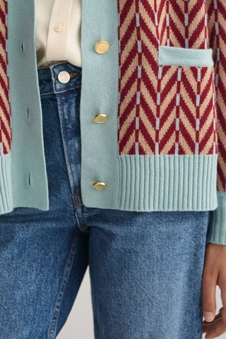 Gilet relaxed en laine - Bleu clair
