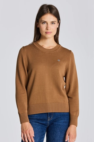 Pull en coton biologique - Marron