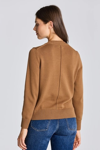 Pull en coton biologique - Marron