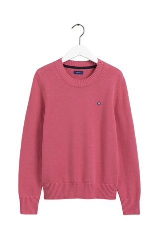 Pull regular en coton biologique - Rose