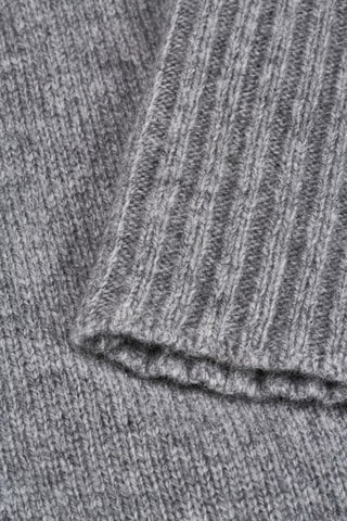 Gilet oversize en laine - Gris