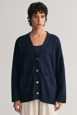 Gilet oversize - Bleu marine