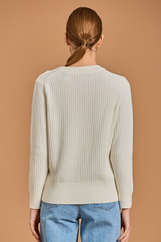 Pull en coton biologique - Écru