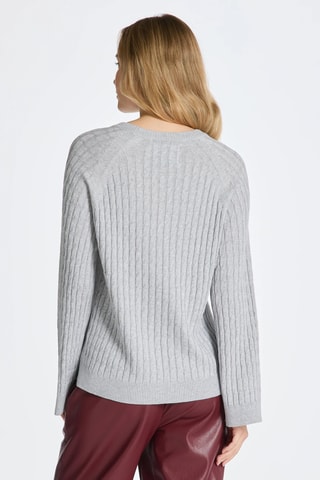 Pull regular - Gris clair