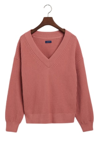 Pull relaxed en coton biologique - Rose