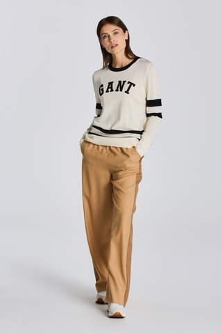 Pull en laine mérinos - Écru