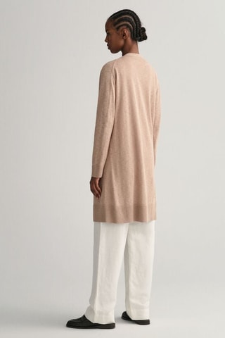 Gilet relaxed en soie - Beige