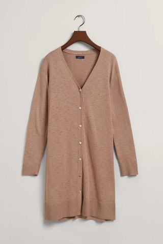 Gilet relaxed en soie - Beige