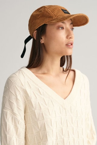 Pull relaxed en laine mérinos - Crème