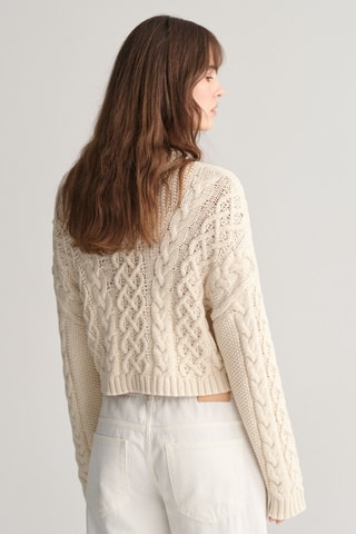 Pull relaxed en coton biologique - Écru
