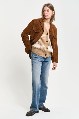 Gilet relaxed en laine - Beige