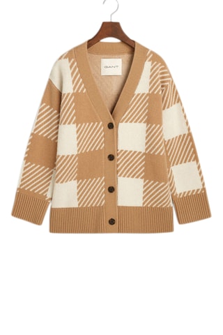 Gilet relaxed en laine - Beige