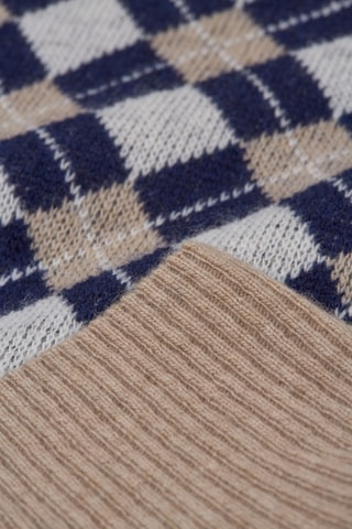 Pull regular en laine sans manches - Beige