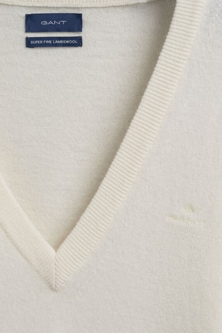 Pull relaxed en laine - Crème