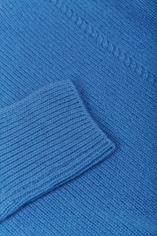 Pull oversize en laine mérinos - Bleu