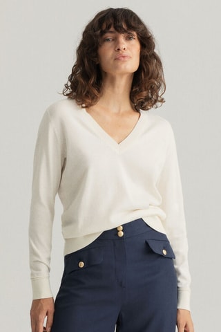 Pull regular - Écru