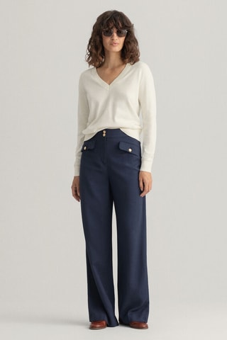 Pull regular - Écru