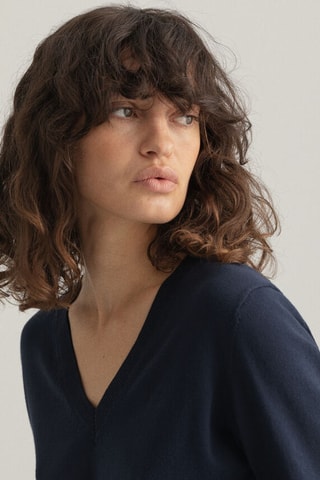 Pull regular - Bleu marine